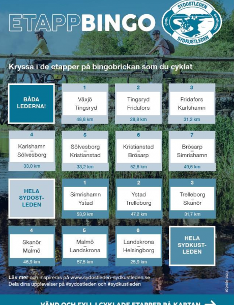 Stage Bingo - Sydostleden & Sydkustleden 
