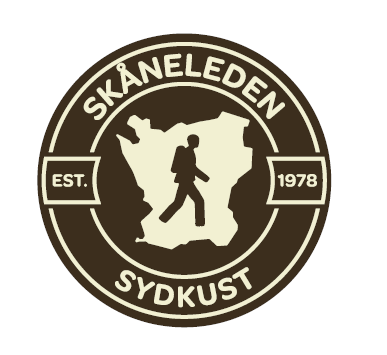 Round patch, brown, Sk&aring;neleden Sydkust